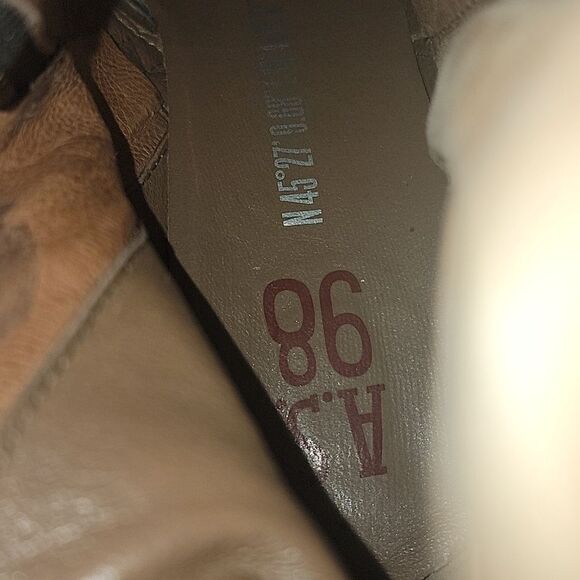 A.S 98 Nelle Stylish Italian Leather Women's Ankle Boots - Picture 15 of 16